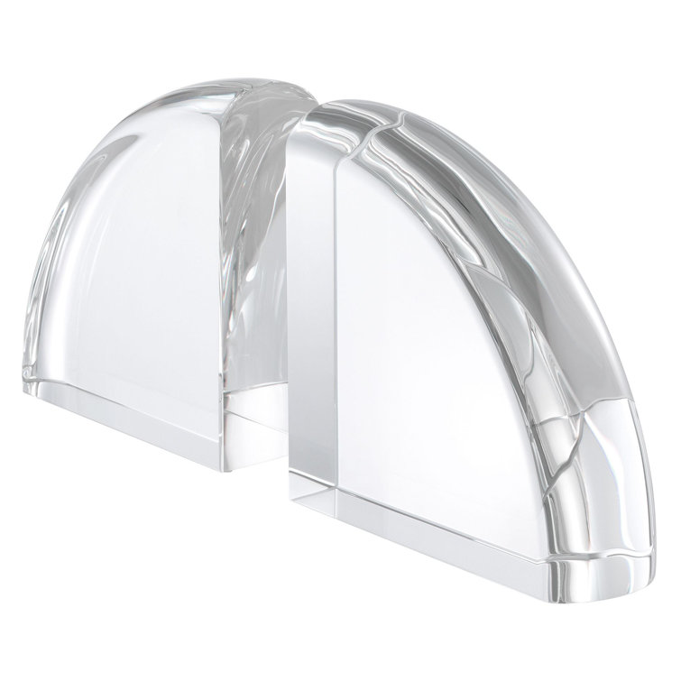 Eichholtz Decorage Crystal Glass Bookends Perigold